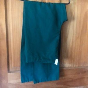 Green scrub pants size medium.